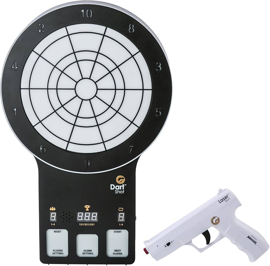 Amazon | GoShot DartShot レーザー ダーツ 電子ダーツ レーザーガン