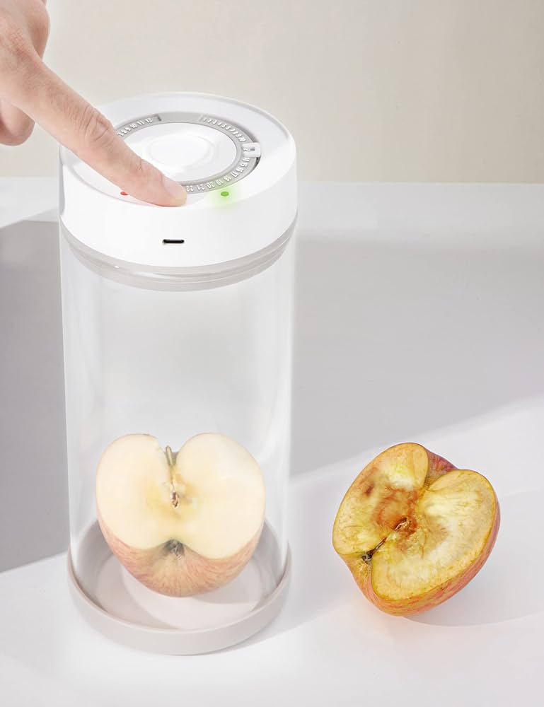 Amazon｜Minidiva 真空保存容器 スマート真空シーラー 日付表示 密閉