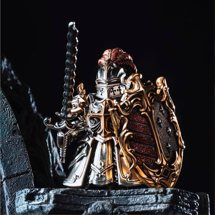 Amazon.co.jp: COPPERTIST.WU 真紅のテンプル騎士団像 置物 クラフト