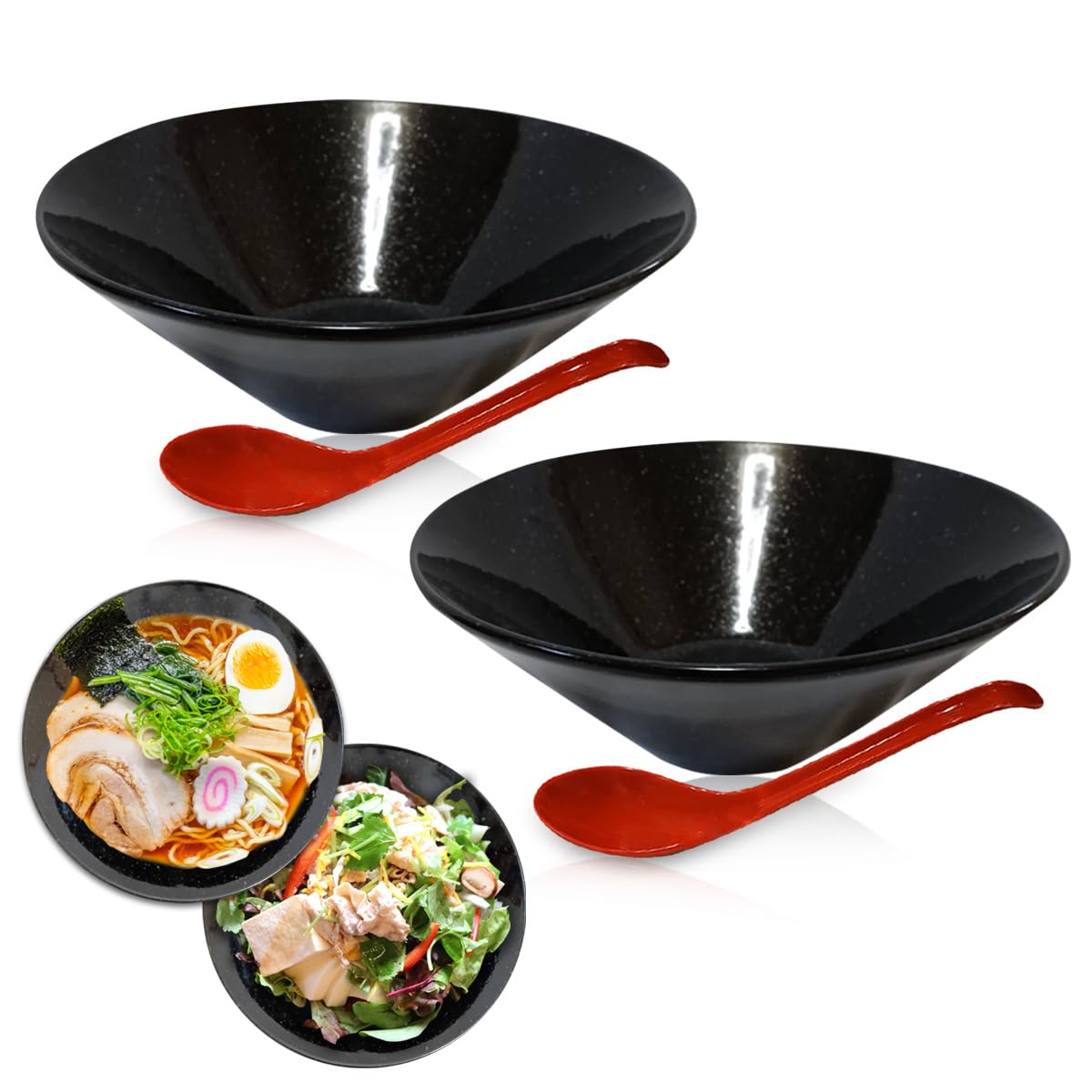 Amazon.co.jp: MMmall ラーメン鉢 ラーメン丼 どんぶり サラダボール