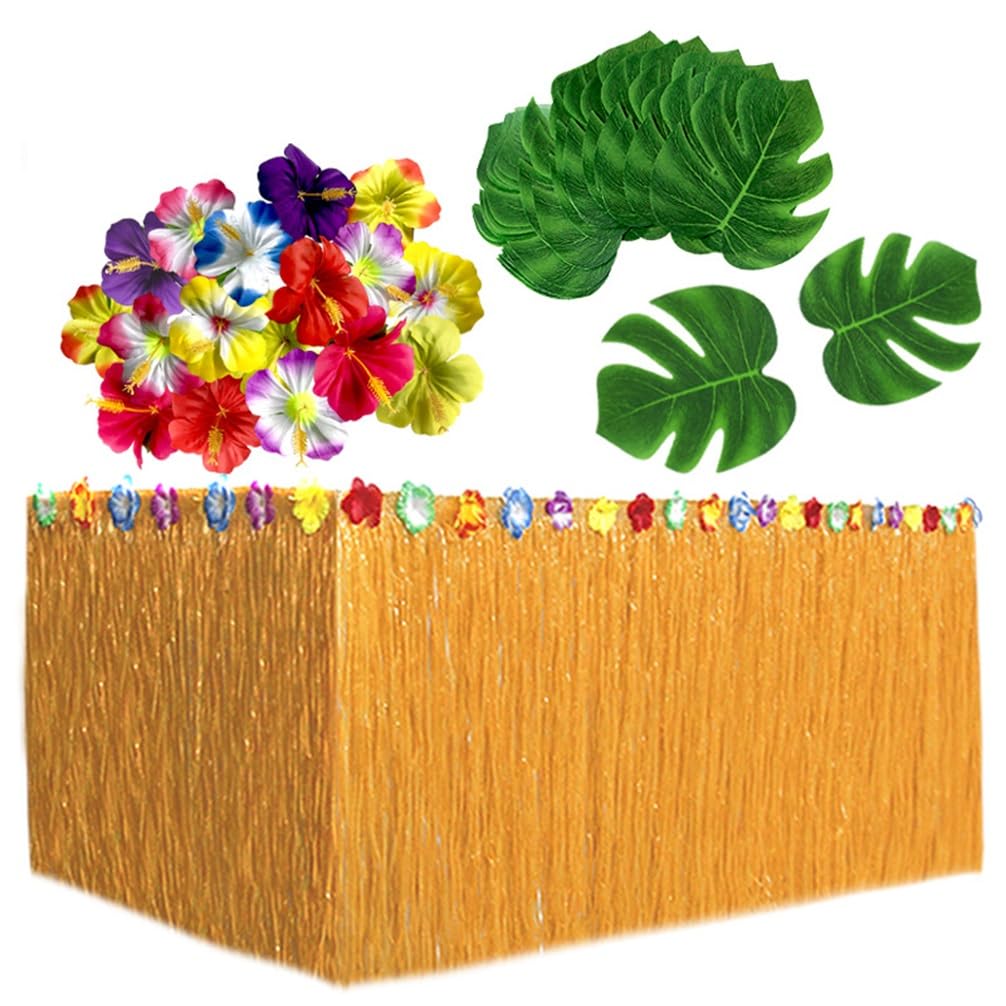 Amazon｜DIFEIUKI ハワイアンパーティーデコレーション 53点セット