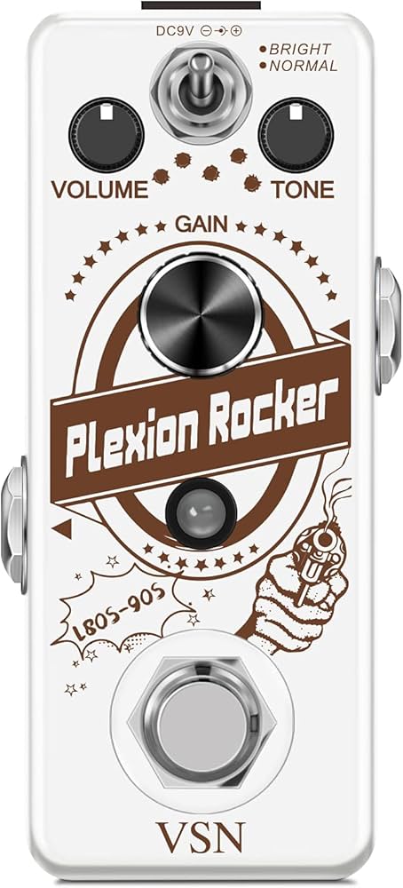 Amazon.com: VSN Distortion Pedal Plexion Effect Pedal for Guitar