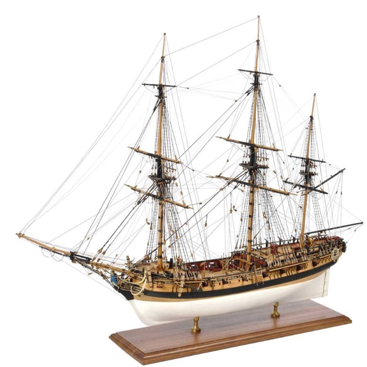 Amazon | 輸入木製帆船模型キット ビクトリーモデルズ VM1300-3/H.M.S.