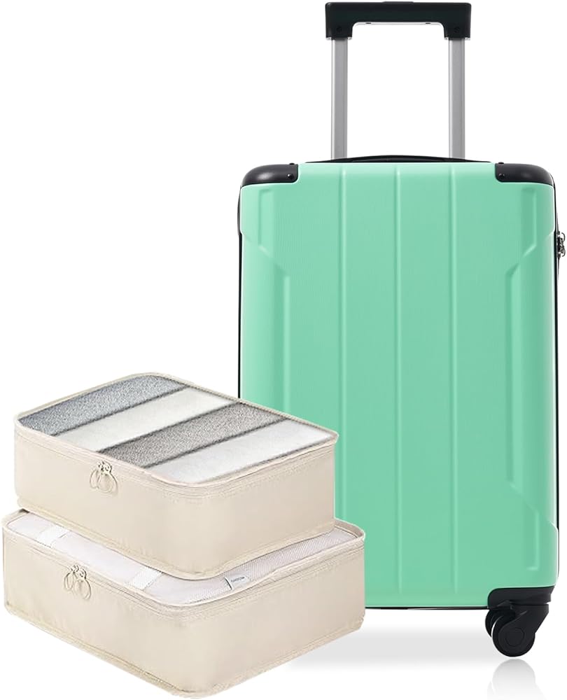 Amazon.com | Merax Carry on Luggage Set, 20 Inch Hardshell ABS