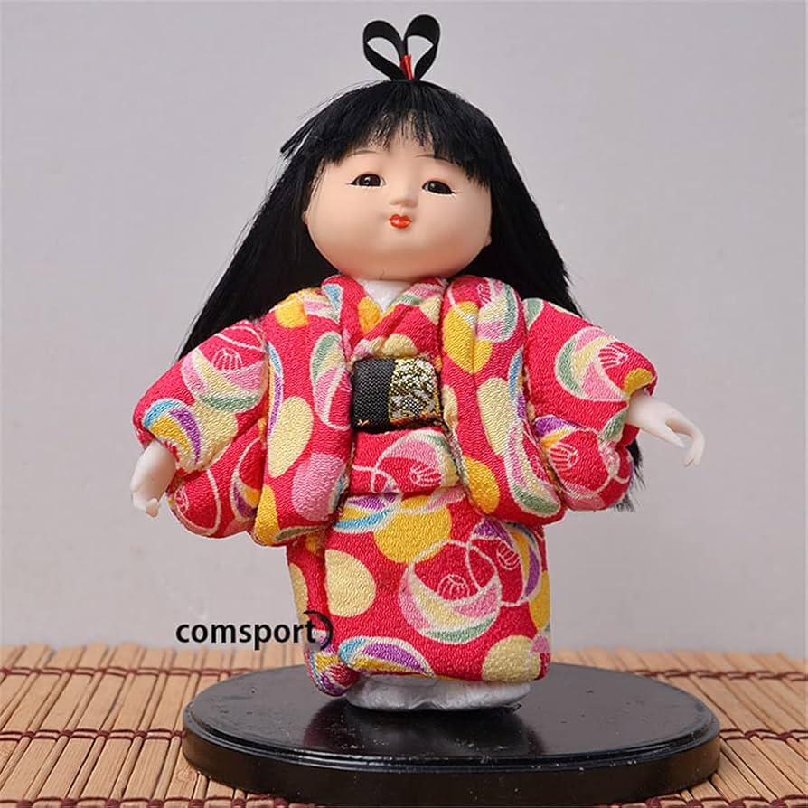 Amazon | 【日本のおみやげ】【日本のお土産】市松人形 日本人形舞踊