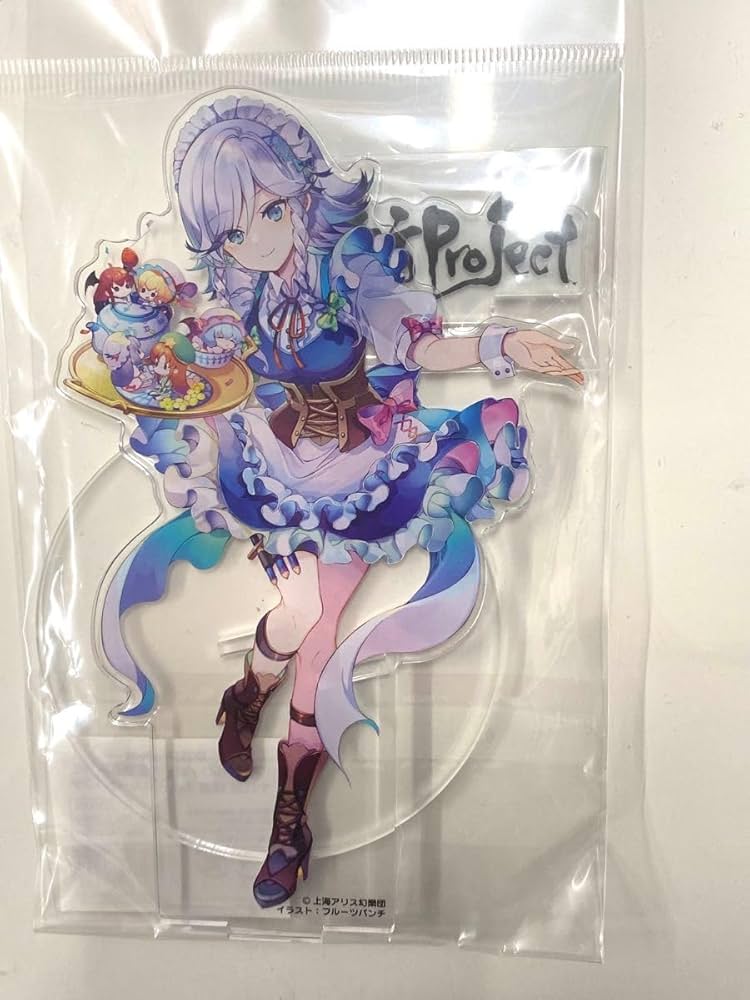 Amazon.co.jp: 東方 アクリルスタンド 十六夜咲夜 illust フルーツ