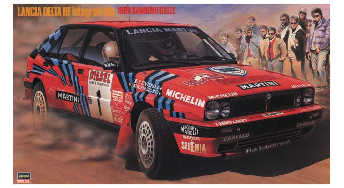 Amazon.com: Hasegawa HMCR08 Lancia Delta HF Integrale 16v 1989 San