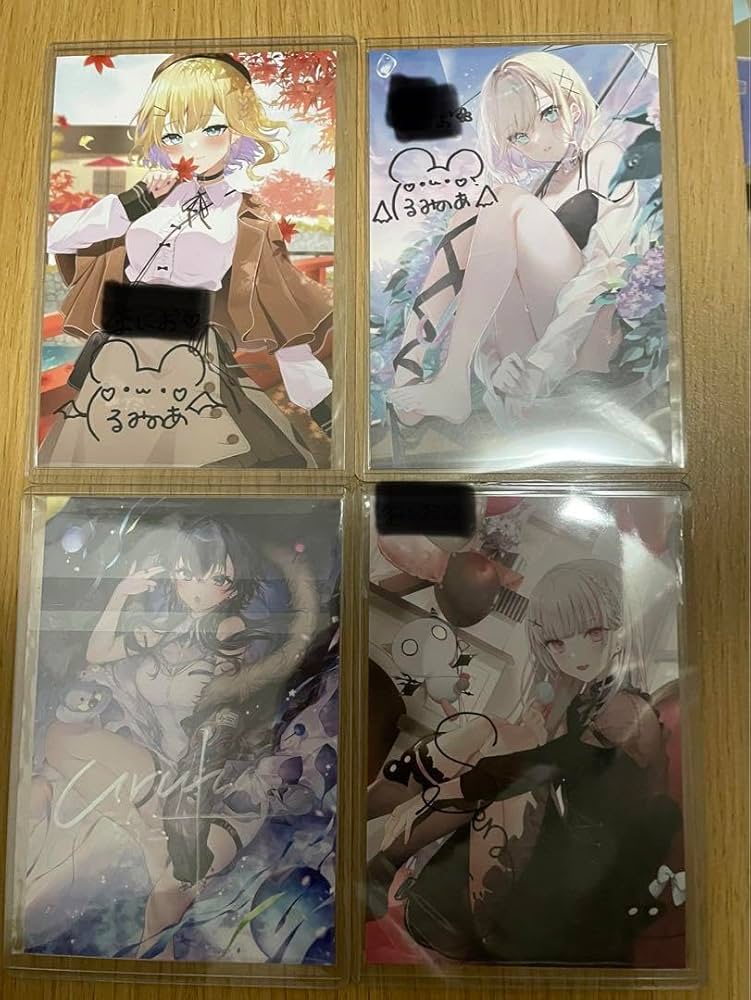 Amazon | ぶいすぽっ直筆サイン入りポストカード4枚セット | ポスト