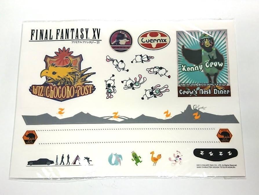 Amazon | スクエニカフェ限定 FF15 デコレーションステッカー FF15 FF