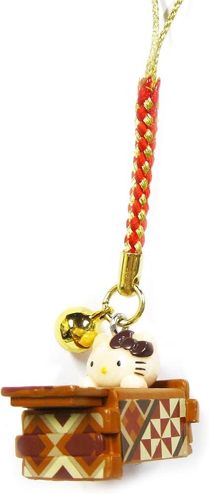 Amazon.co.jp: 【ご当地キティ】箱根限定 寄木細工キティ根付