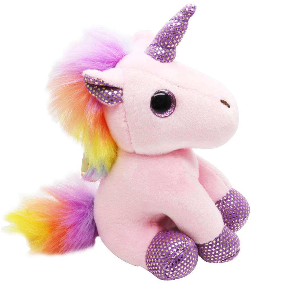 Amazon.co.jp: Be Lucky ユニコーン ぬいぐるみ キーホルダー 手乗り