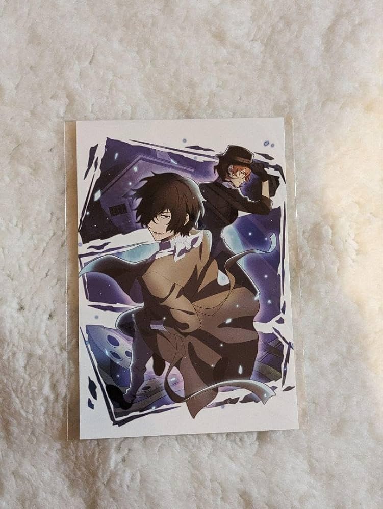 Amazon | 文豪ストレイドッグス ポストカード 太宰治 中原中也