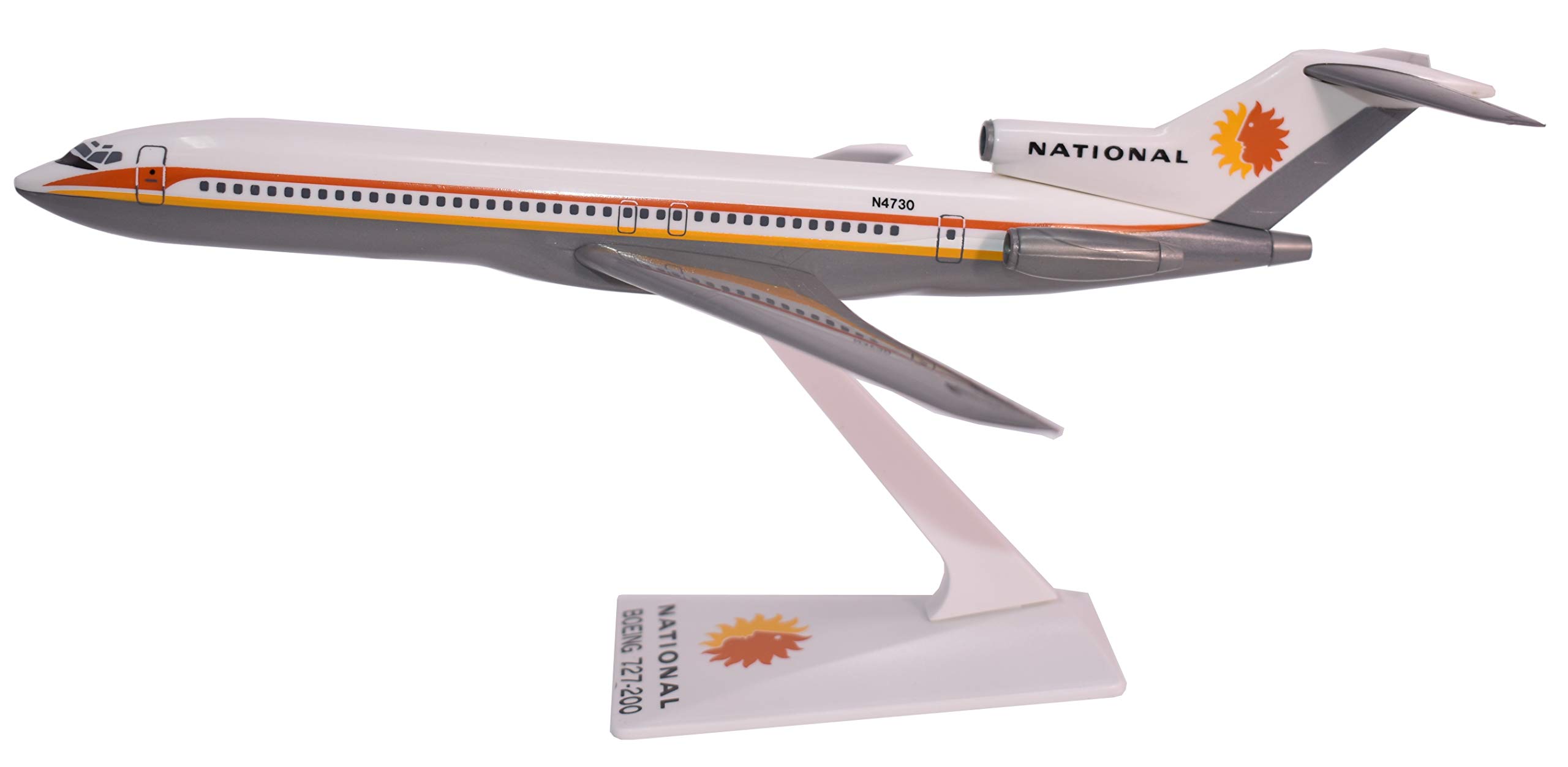 Amazon.com: Flight Miniatures National (67-80) 727-200 1:200 Scale