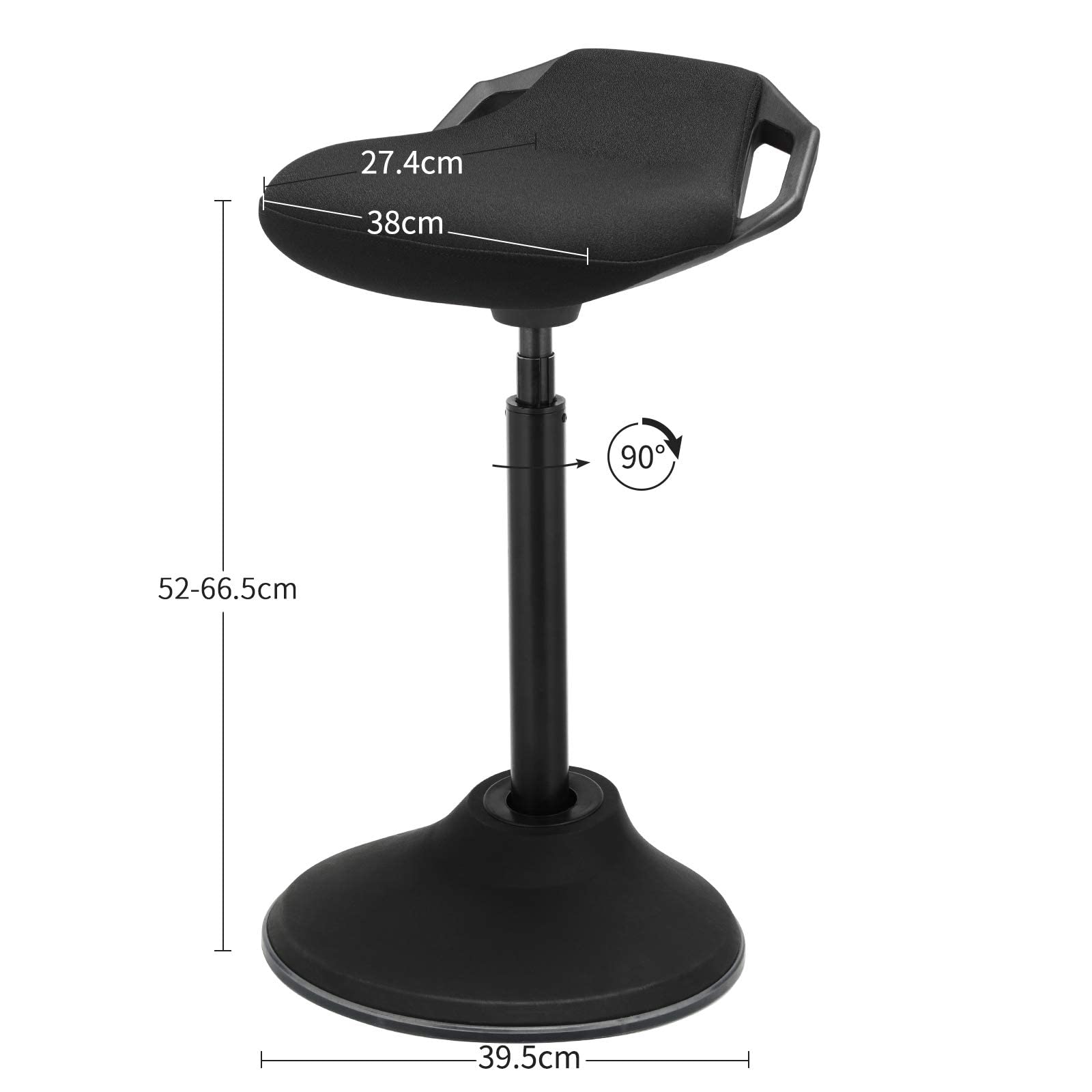 Amazon.co.jp: SONGMICS デスクチェア 組立簡単 バランスチェア 姿勢