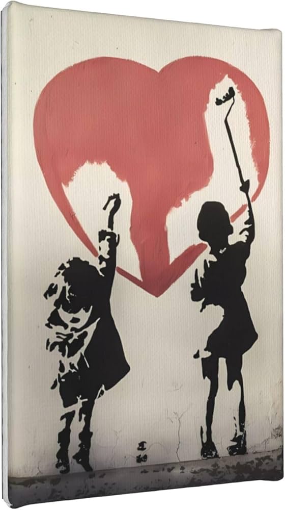 Amazon.co.jp: アートパネル バンクシー Banksy 装飾画 アートポスター
