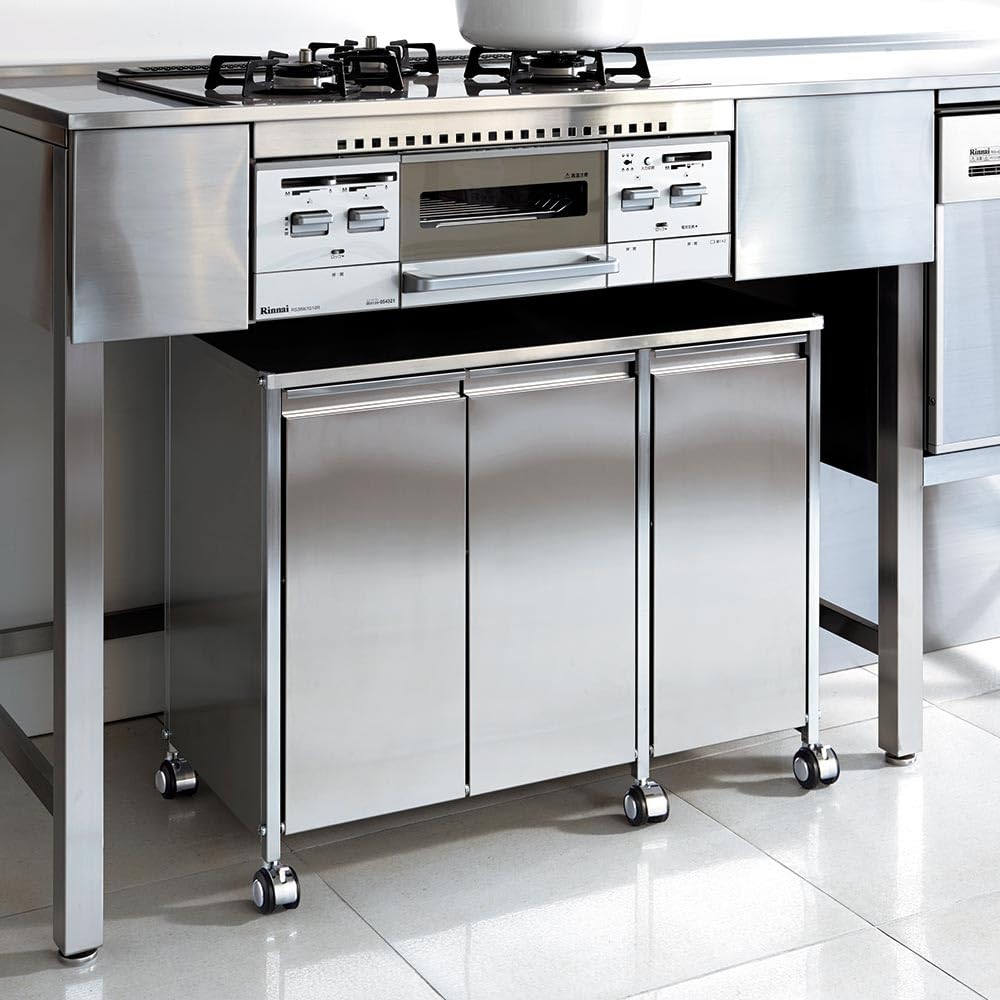 Amazon｜ディノス ダストボックス キッチン 分別 ステンレス製