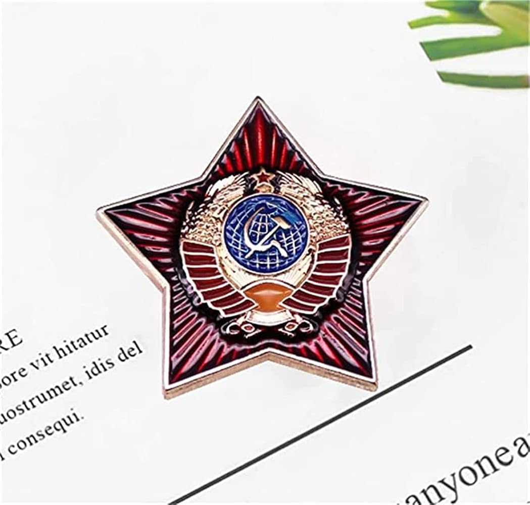 Amazon | ソビエトロシア軍 レッドスターピンバッジ ソ連ピン ロシア