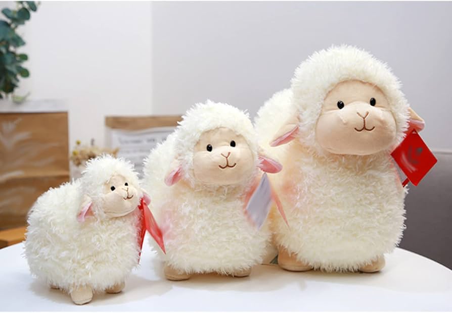 Amazon.co.jp: 羊 ぬいぐるみ ヒツジ 抱き枕 25cm リアル 羊人形