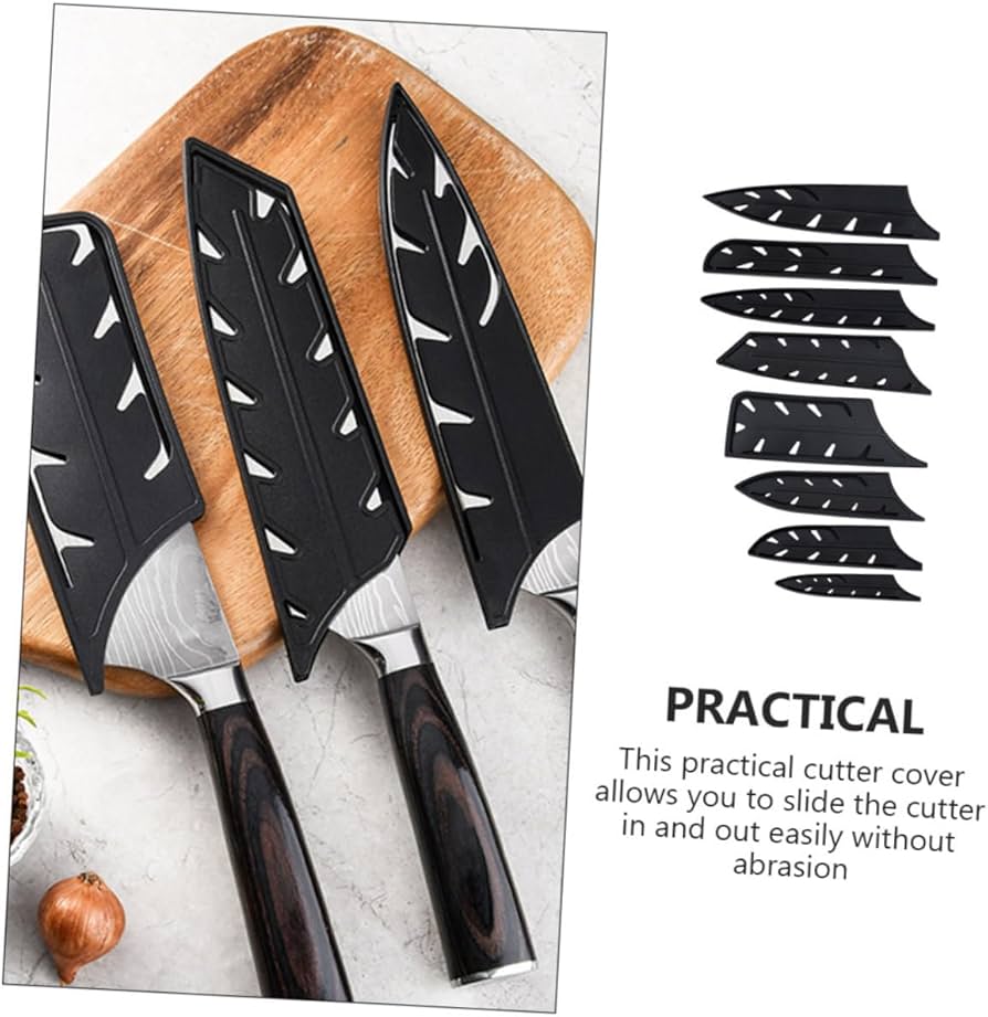 Amazon｜SHOWERORO 8個 プラスチック製のナイフケースチック製のナイフ