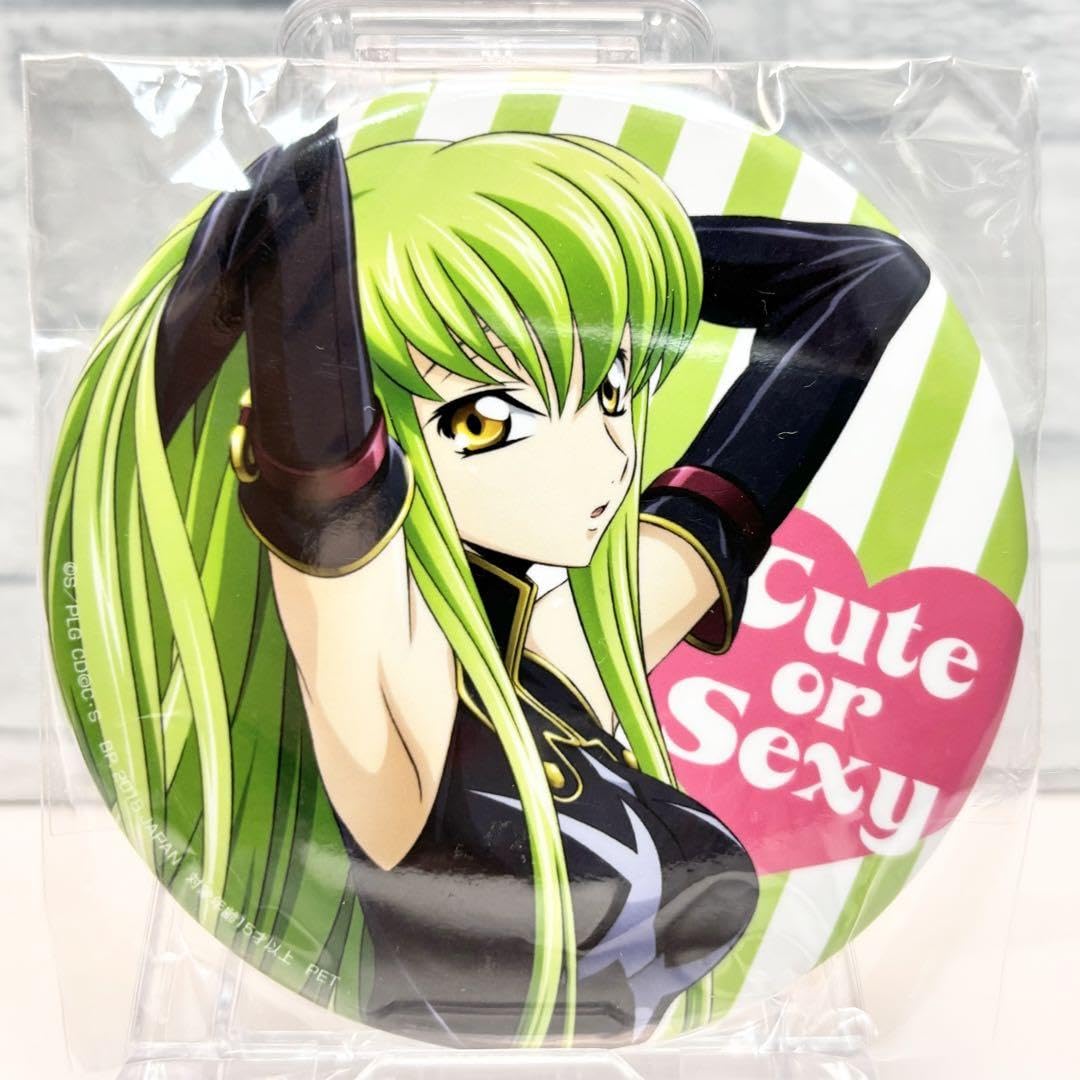 コードギアス プライズ景品 缶バッジ C.C. アリス柄 コードギアス