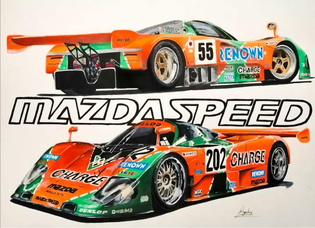 Amazon.co.jp: Auto Art 118 Renown Charge Mazda 787B : Toys & Games