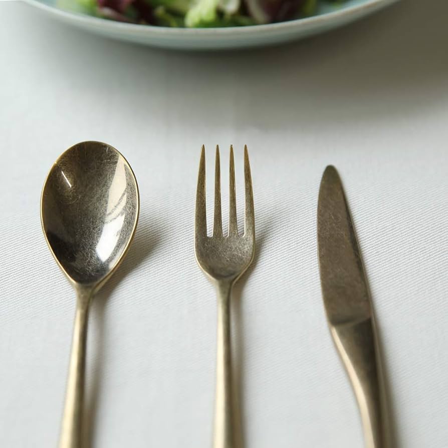 Amazon | カトラリーセット ヴィンテージ風 カトラリー アンティーク