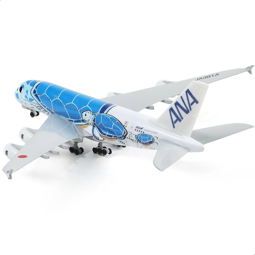 Amazon.co.jp: QIYUMOKE A380 1/300 ANAカラー ブルータートルスタイル