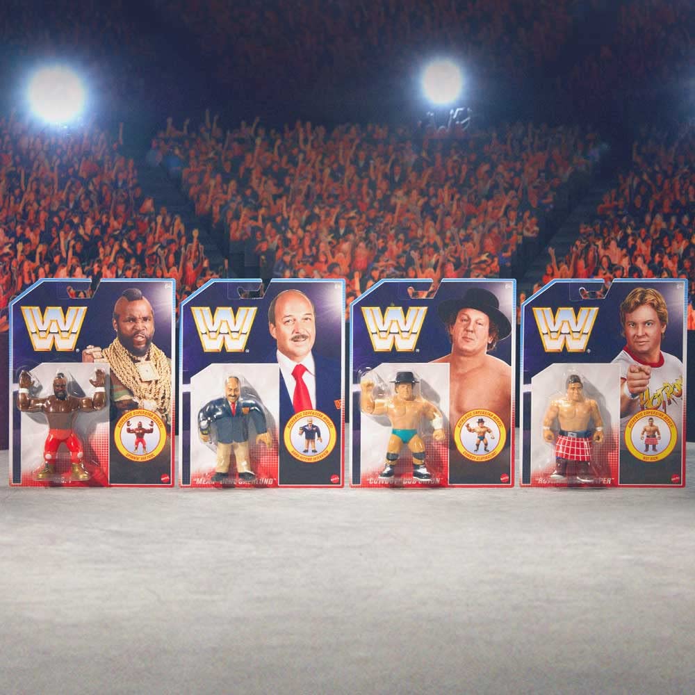 Amazon.com: WWE Retro Action Figure 4 Pack - Cowboy Bob Orton