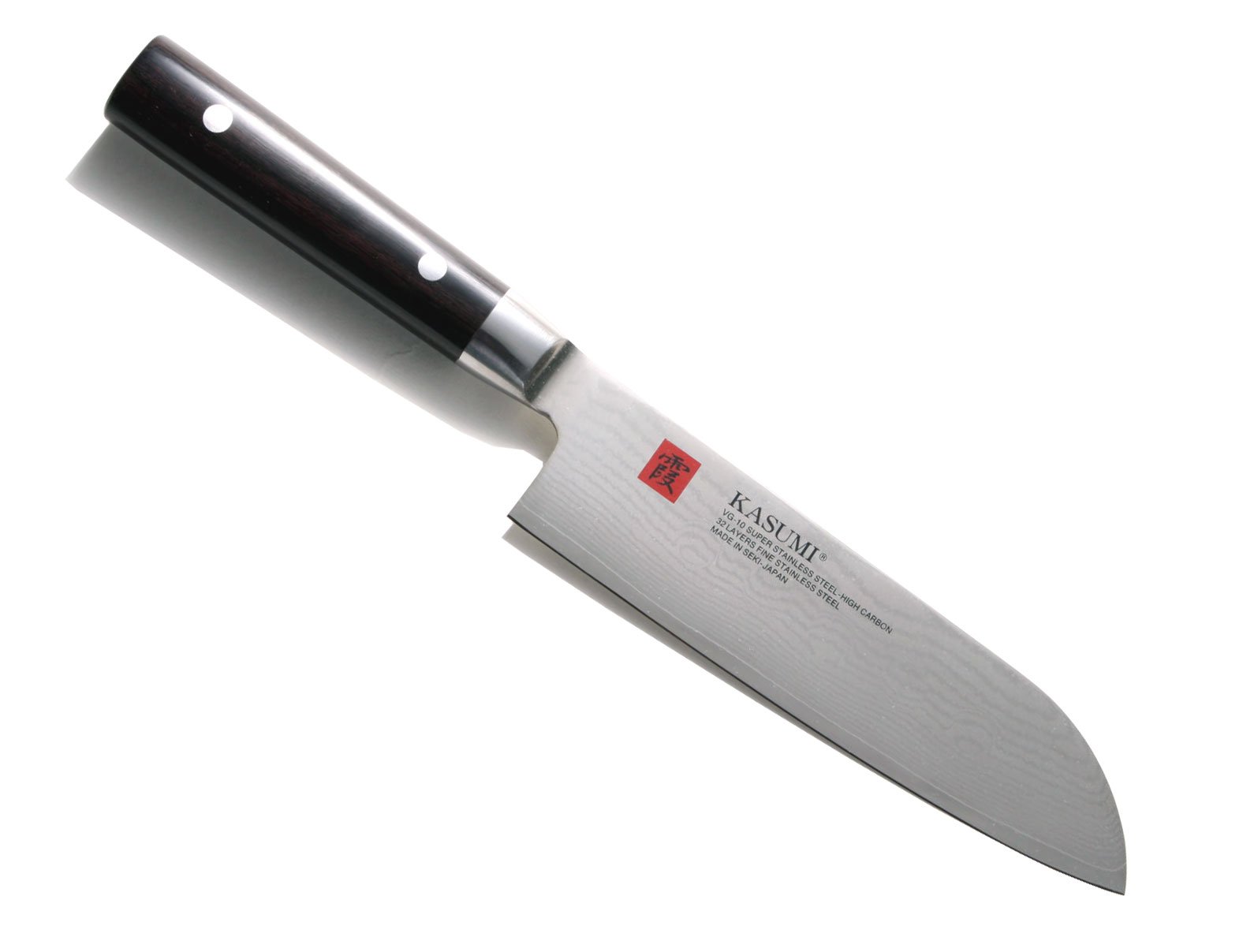 Amazon｜スミカマ 霞 KASUMI ダマスカス 三徳包丁 18cm V金10号