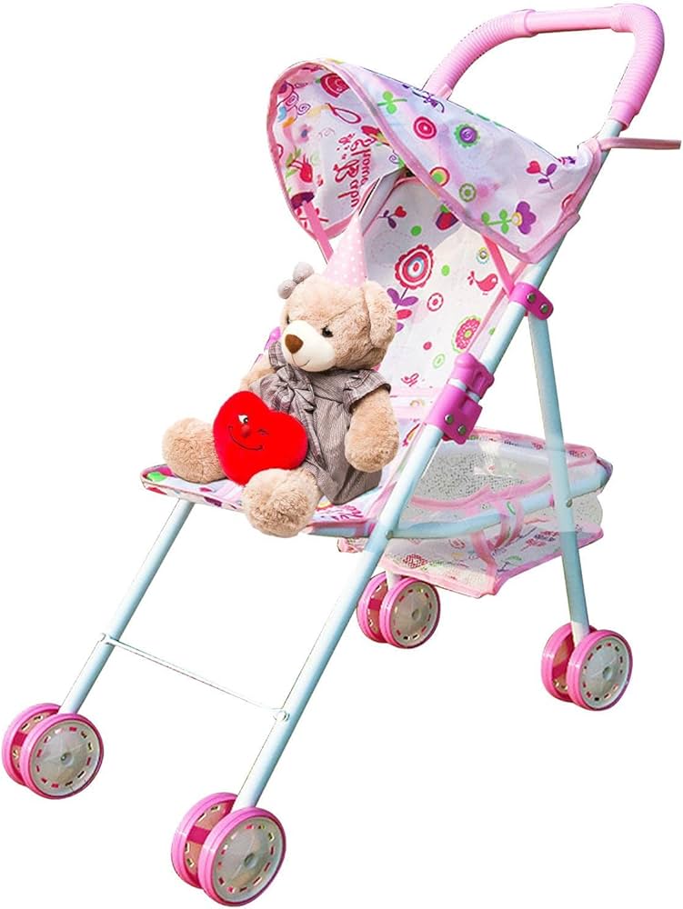 Amazon.co.jp: 人形用ベビーカー | 折りたたみ人形乳母車,調節可能な