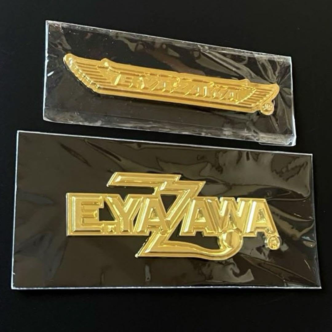 Amazon.co.jp: 矢沢永吉 エンブレムステッカーロゴ羽ロゴゴールド