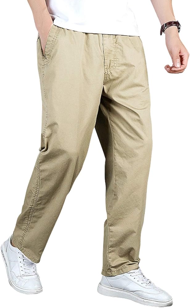 Amazon.co.jp: FEIDA チノパン メンズ ゆったり ワークパンツ ロング