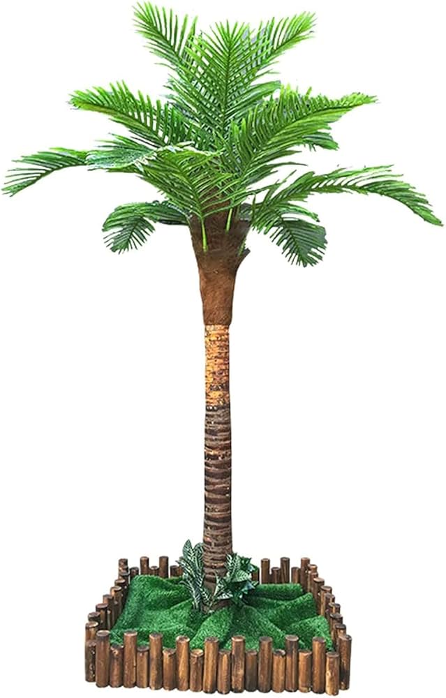 Amazon｜ヤシの木, 椰子の木 観葉植物, 人工観葉植物, 立派な幹を持つ