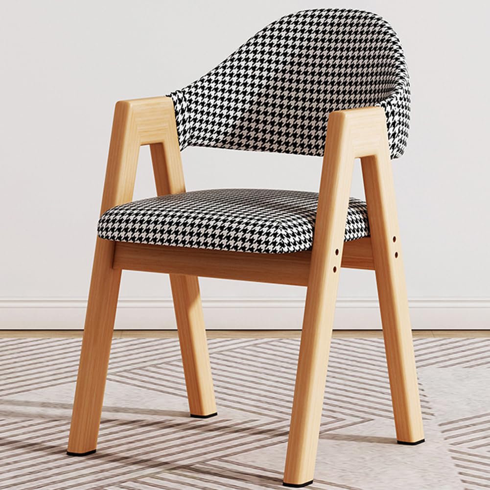 Amazon｜Erinotto ダイニングチェア 食卓椅子 木製 肘付き 北欧風 学習