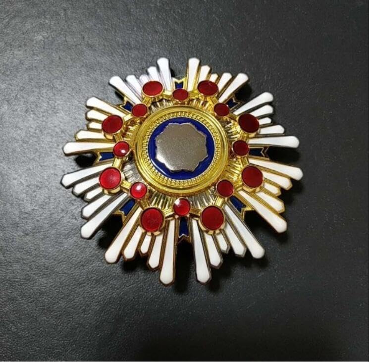 Amazon.co.jp: 瑞宝大綬章 勲一等瑞宝章 副章 勲章 精密複製 レプリカ