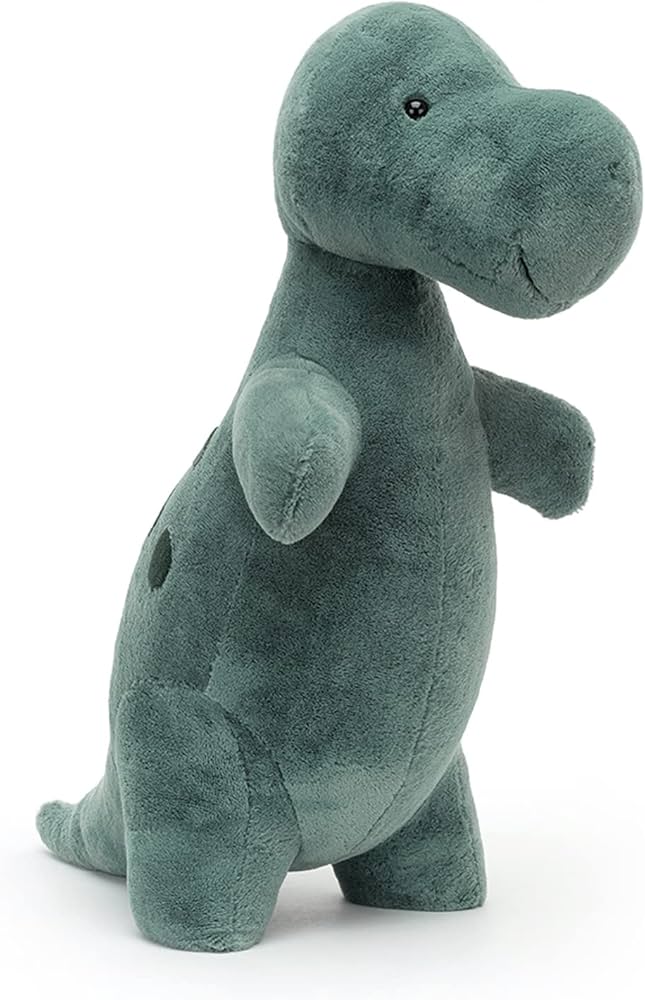 Amazon.co.jp: Jellycat Big Spottie T-Rex 恐竜ぬいぐるみ 17.5インチ