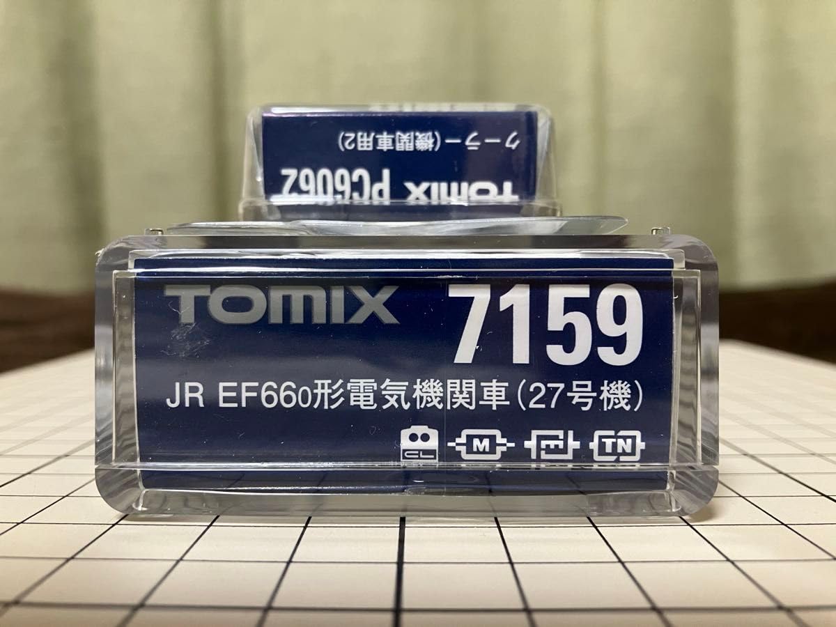 Amazon.co.jp: 品 TOMIX 7159 JR EF66-0形電気機関車(27号機)＆PC6062