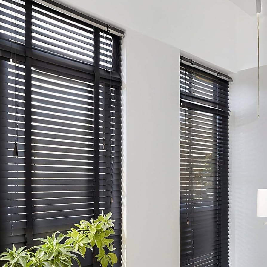 Amazon｜ブラインドカーテン ブラインド 木製 遮光ウッドブラインド