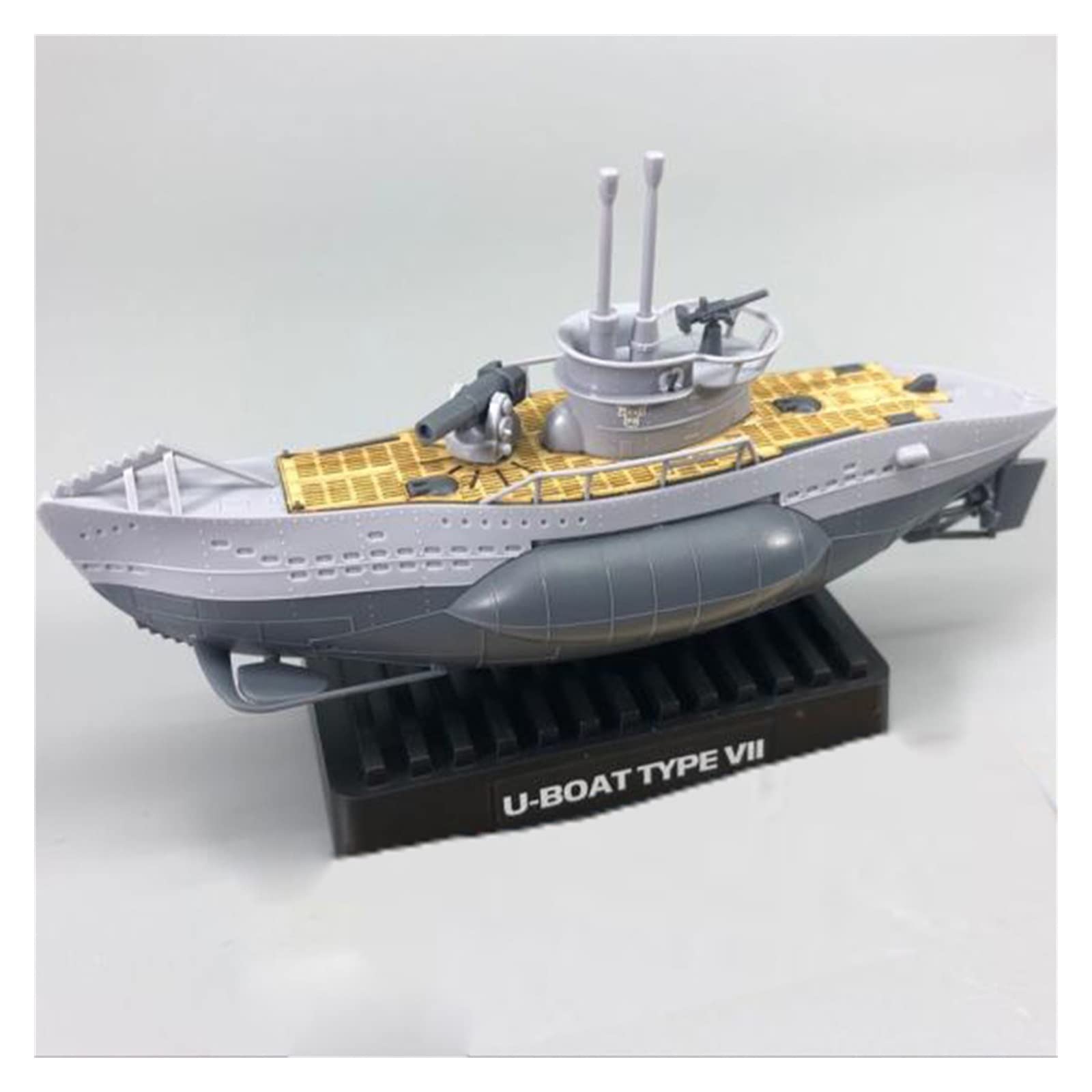 Amazon | Uボート VII型 Q版 ドイツ潜水艦タイプ 木甲板付 模型キット