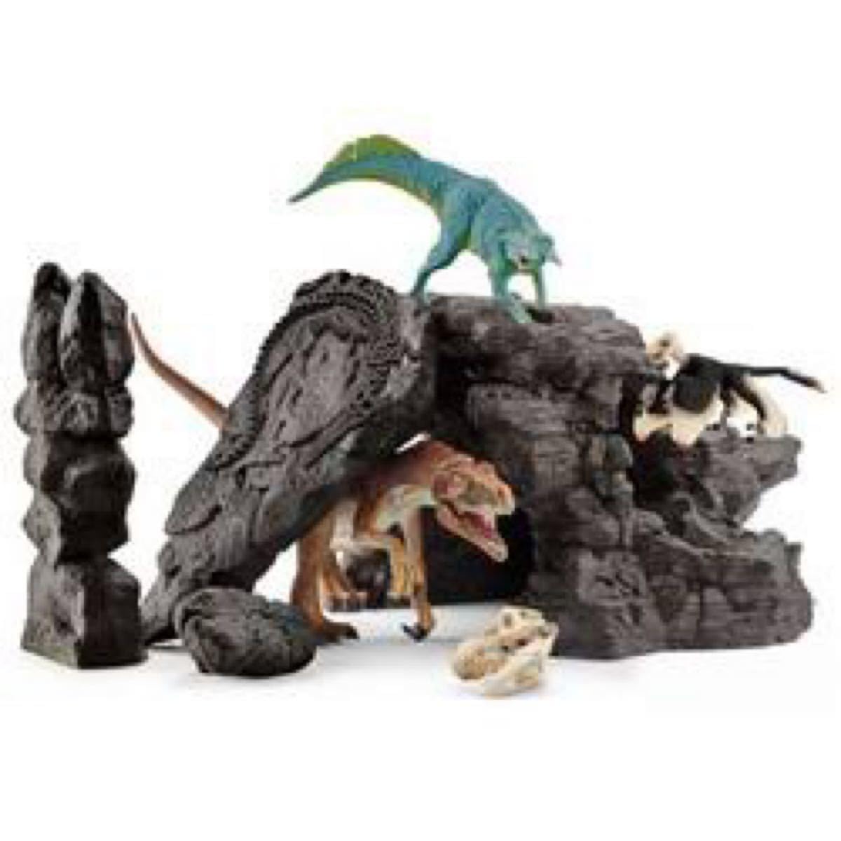 Amazon.co.jp: 恐竜 シュライヒ 恐竜 schleich 恐竜たちの洞窟プレイ