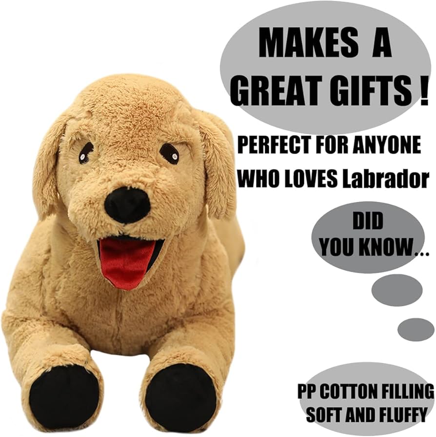 Amazon.co.jp: ELAINREN 大型ラブラドールレトリーバー ぬいぐるみ
