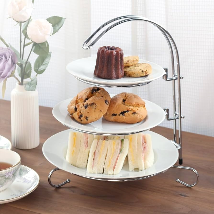 Amazon｜遠藤ワークス 日本製 アフタヌーンティースタンド ケーキ