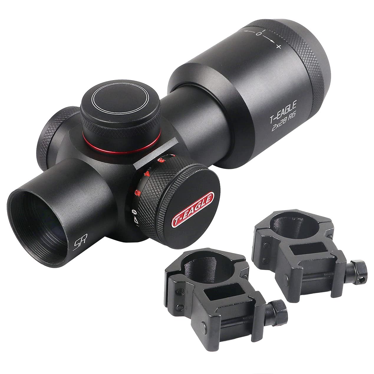 Amazon.co.jp: T-EAGLE ライフルスコープ 2x28RG 固定倍率 ショート