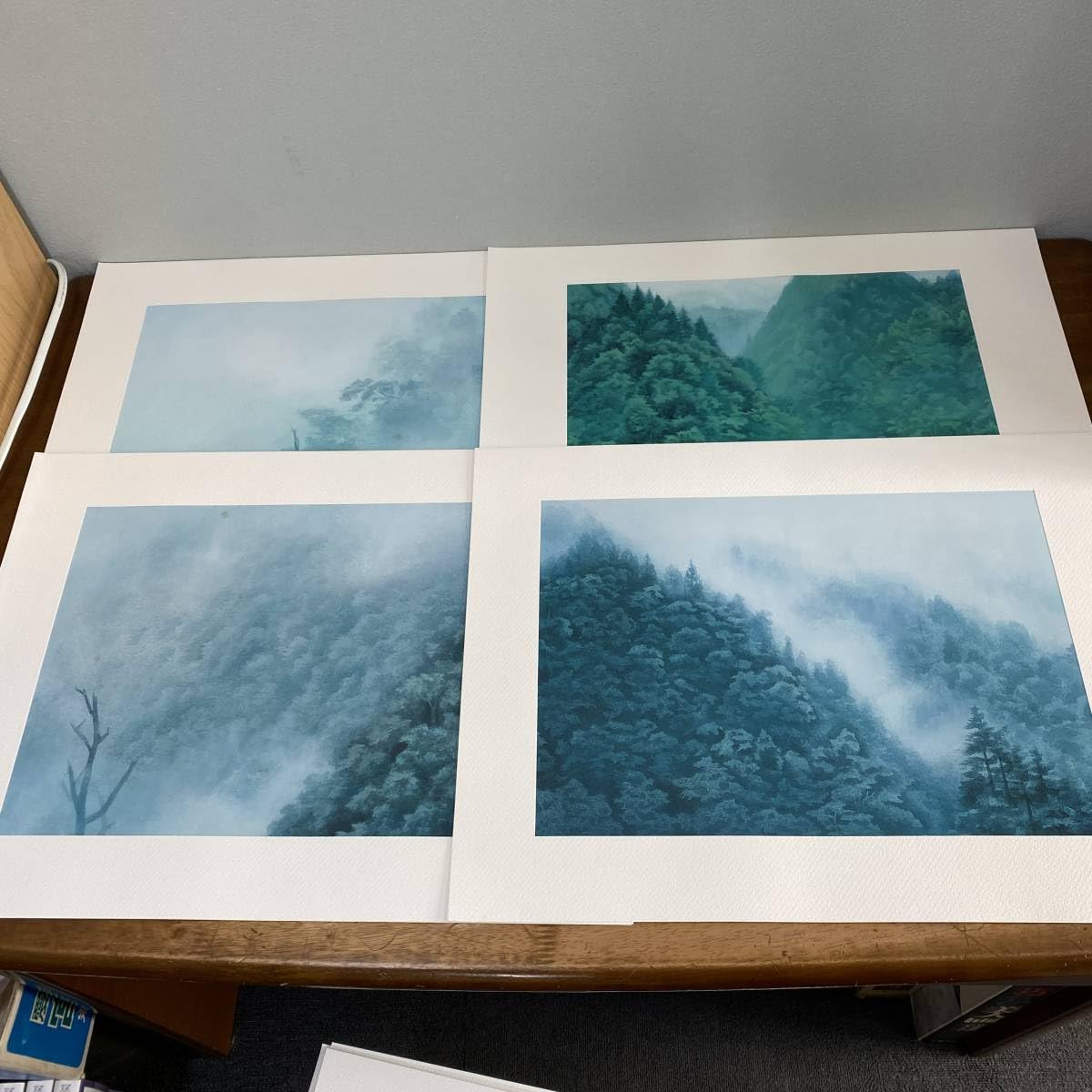 Amazon.co.jp: 東山魁夷 自選習作集山霧潮音リトグラフ付特別限定版