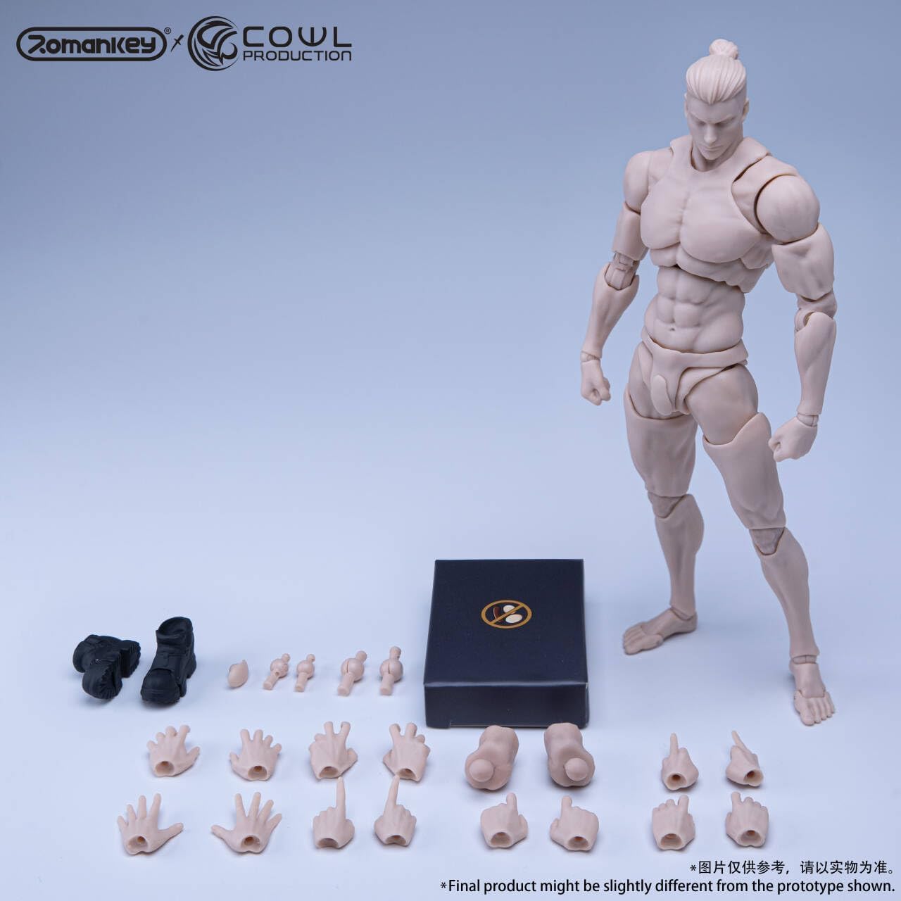 Amazon.co.jp: Romankey X COWL 1/12 フィギュア 超可動 男性 素体