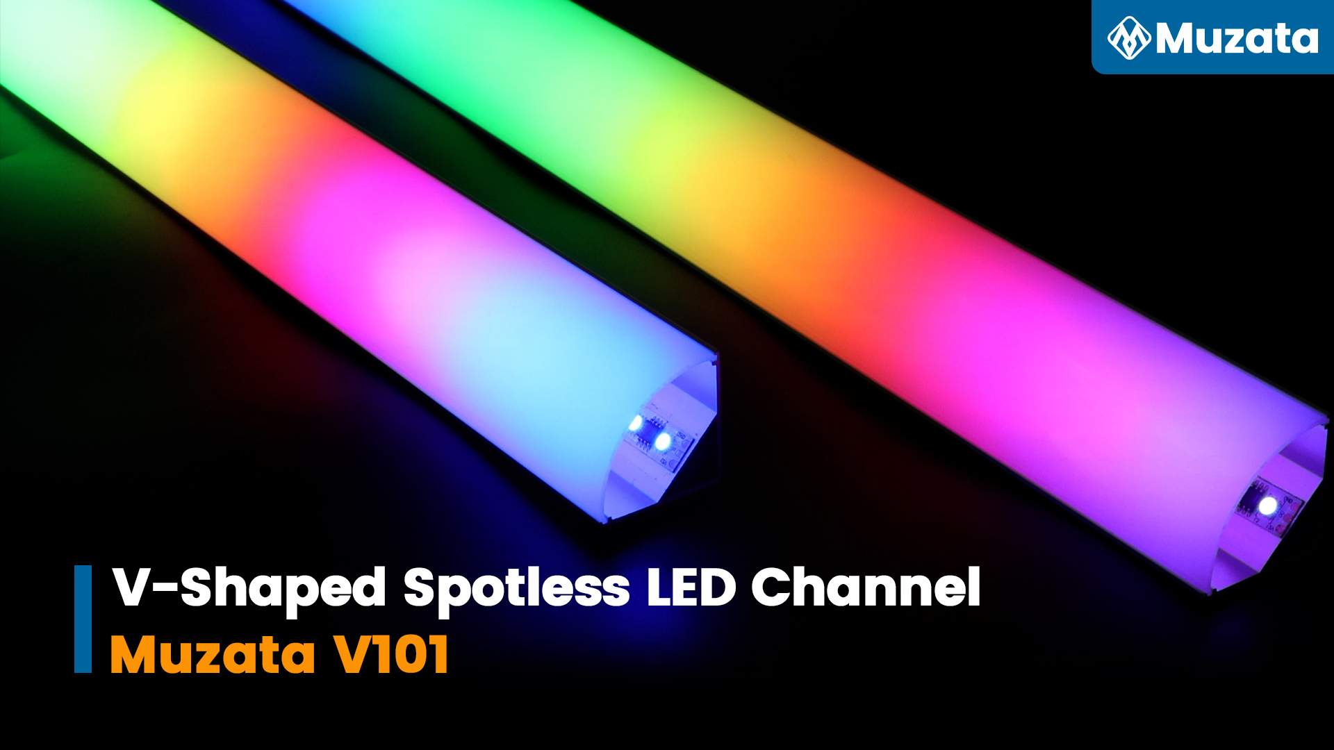 Amazon.com: Muzata 6Pack 3.3FT/1M Plus-Size Spotless V Shape LED