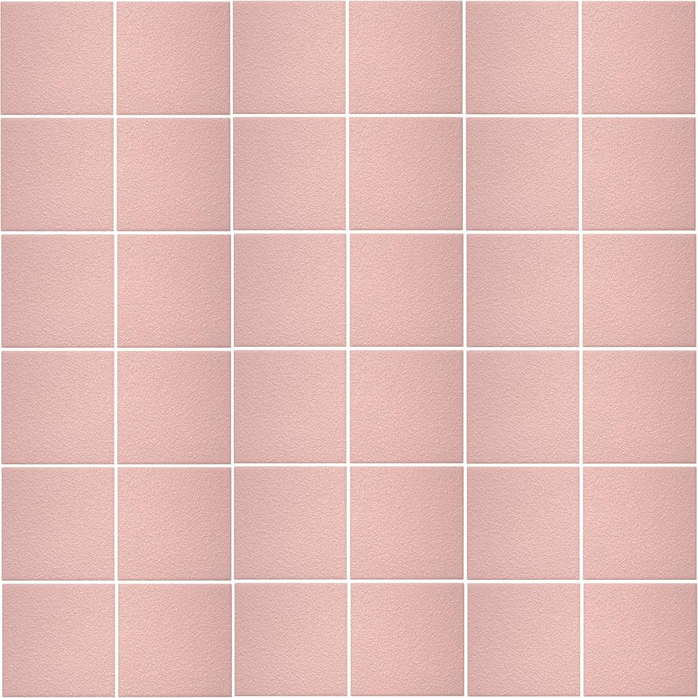 Amazon.co.jp: 50mm角 モザイクタイル ピンク PMK-088 15シートセット