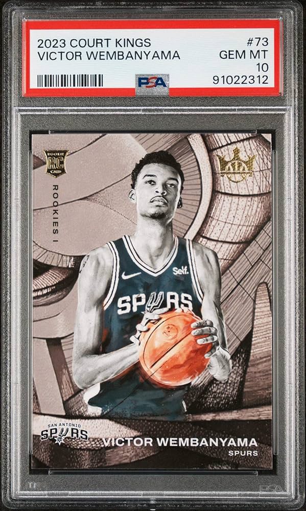 Amazon.com: Graded 2023 Panini Court Kings Victor Wembanyama #73