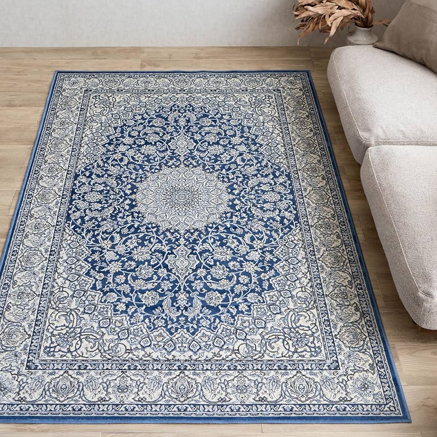 Amazon | サヤンサヤン ペルシャ柄 ラグ カーペット ロイヤルパレス