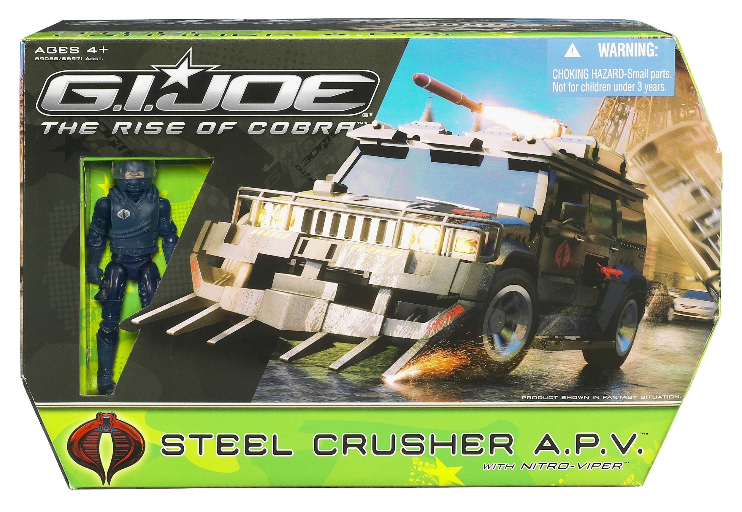Amazon.com: GI Joe Movie Bravo Vehicle Steel Crusher H2 with Nitro